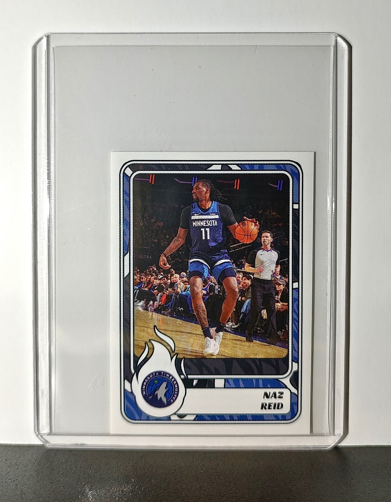Naz Reid 2024-25 Panini NBA #390 Sticker Card Minnesota Timberwolves