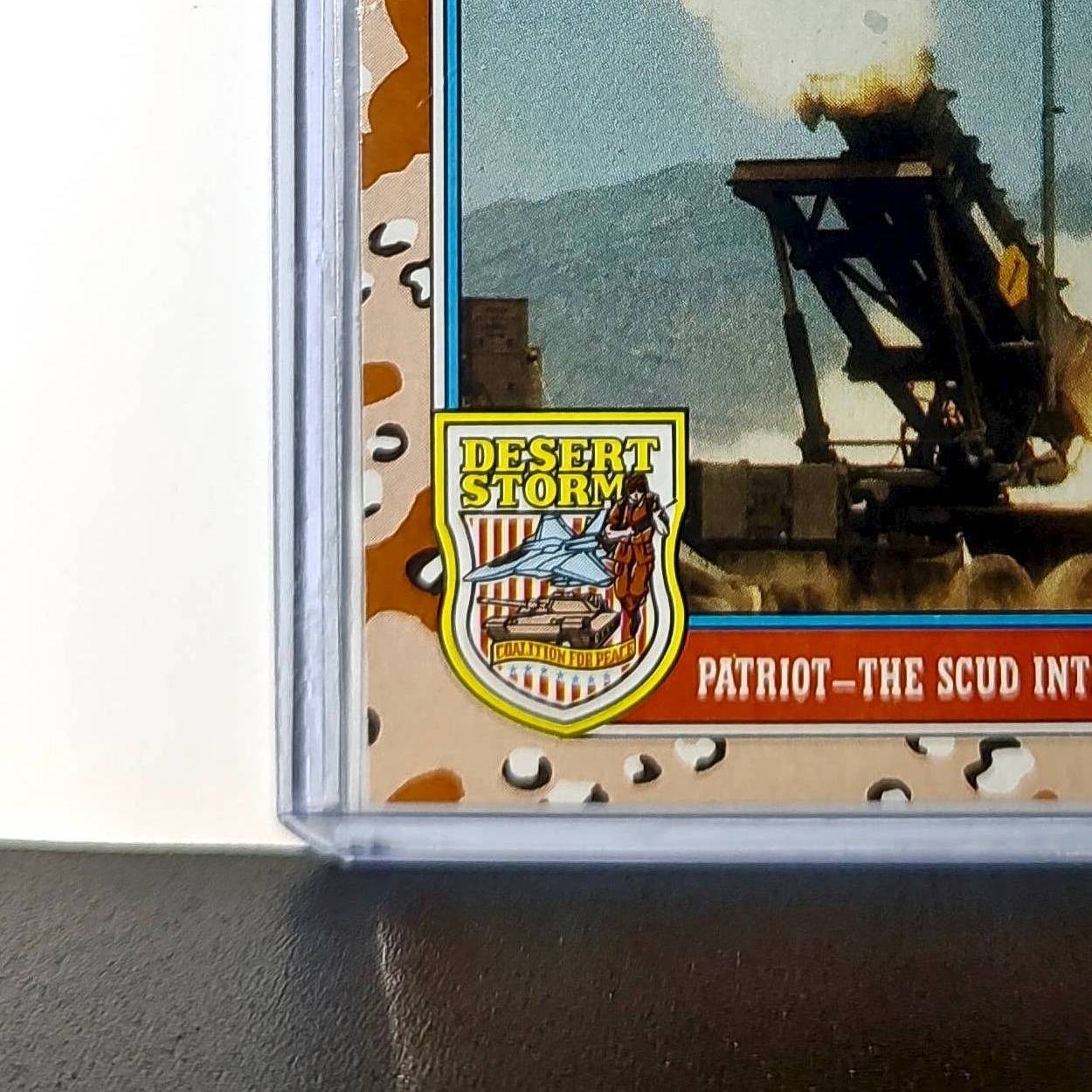 Patriot – The SCUD Interceptor 1991 Topps Desert Storm #166 Card