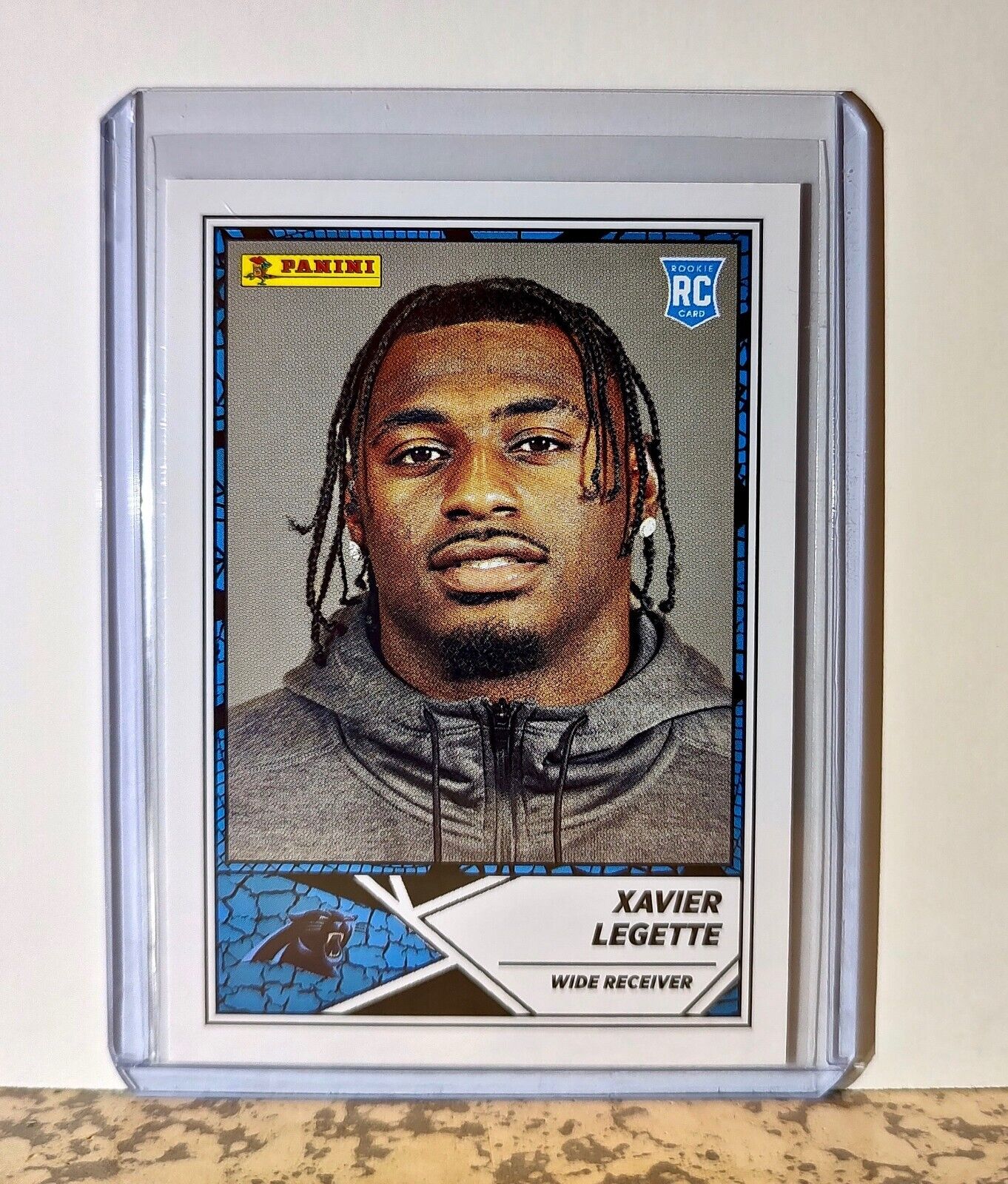 Xavier Legette 2024 Panini NFL #84 Rookie Sticker Card Carolina Panthers