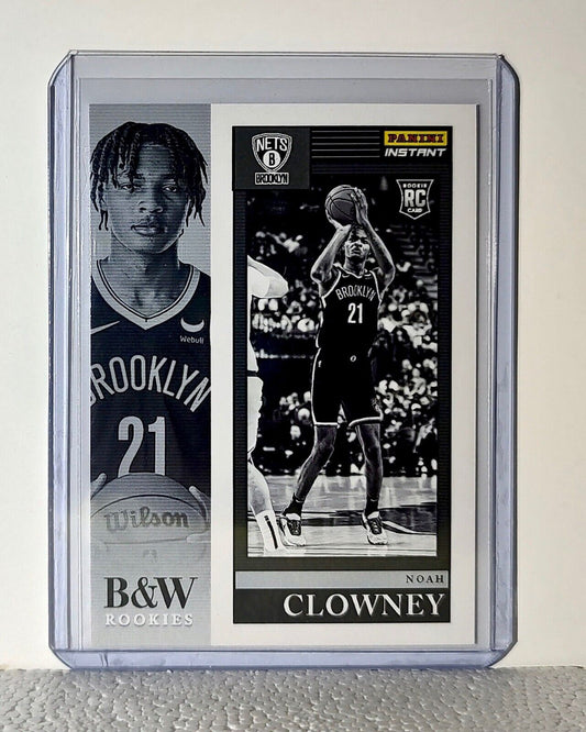 Noah Clowney 2023-24 Panini NBA #29 Black and White Rookies Card 1/326