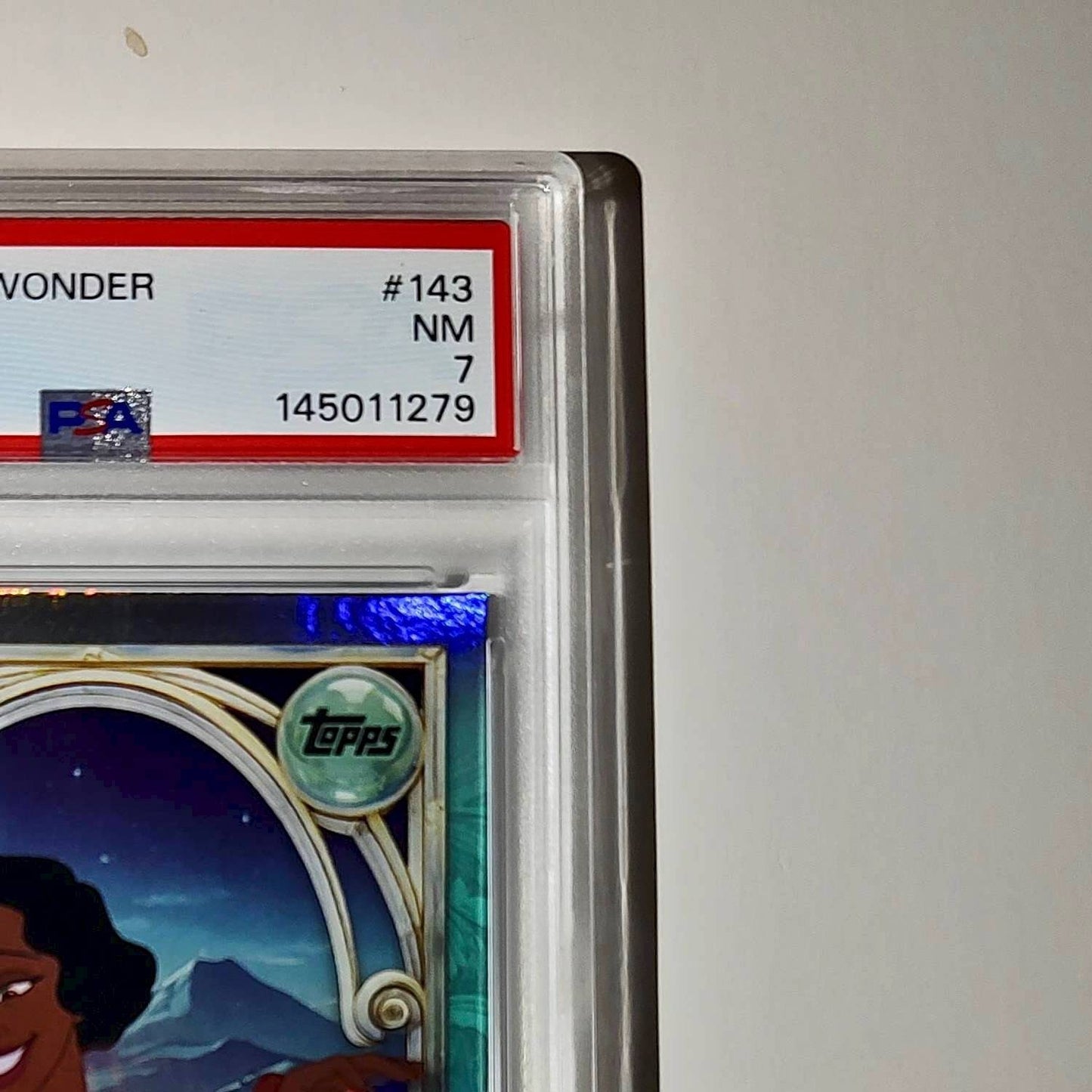 Eudora 2025 Topps Disney #143 Diamond Card The Princess and the Frog PSA 7