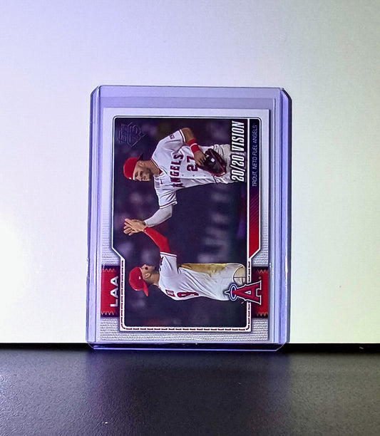 Zach Neto Mike Trout 2026 Topps Update MLB #US134 Card Angels
