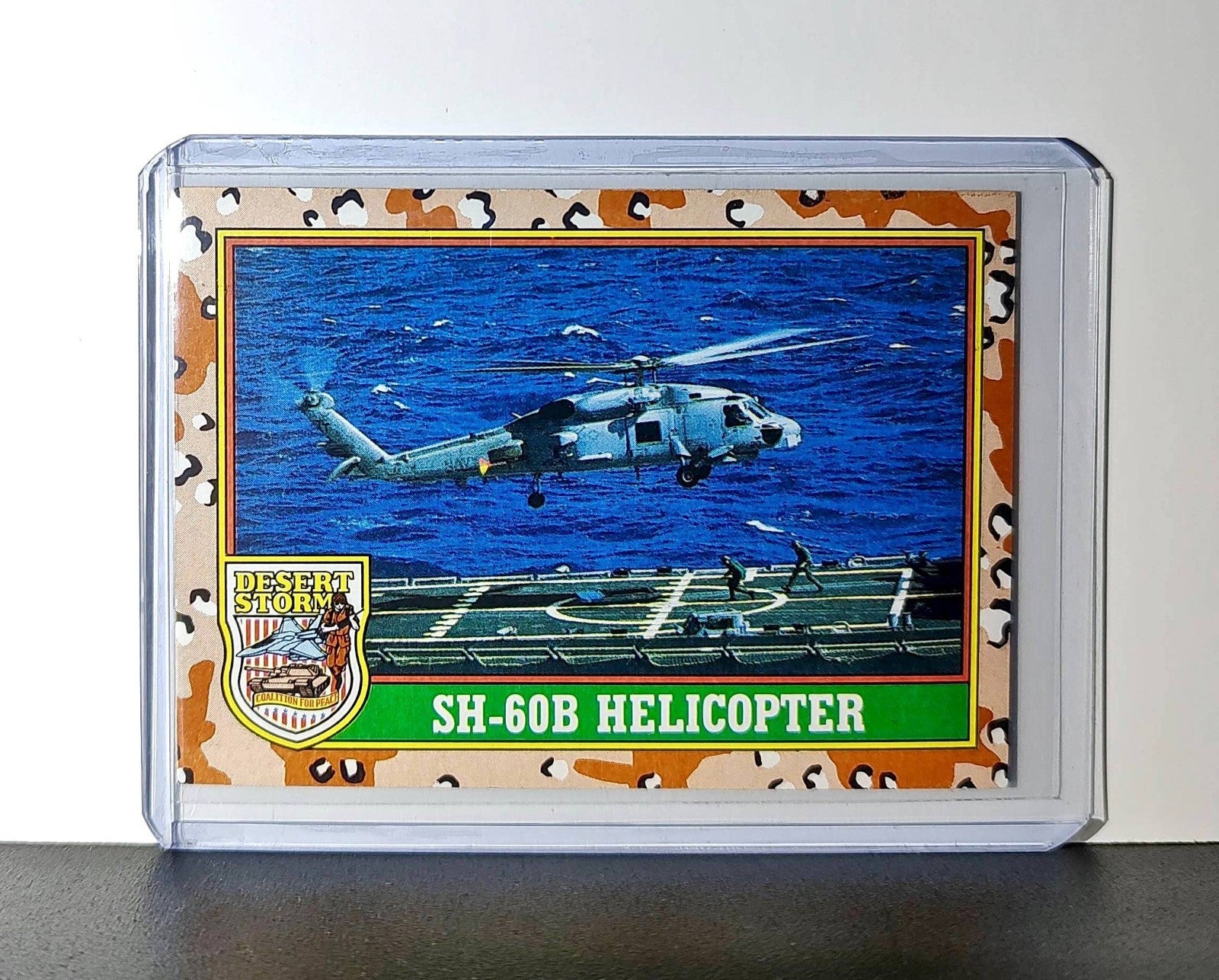 SH-60B Seahawk Helicopter 1991 Topps Desert Storm #10 Card