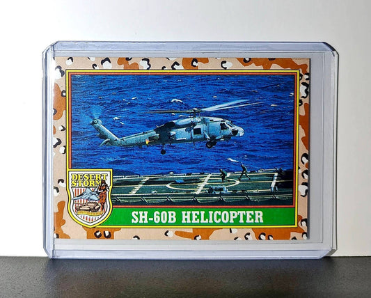 SH-60B Seahawk Helicopter 1991 Topps Desert Storm #10 Card