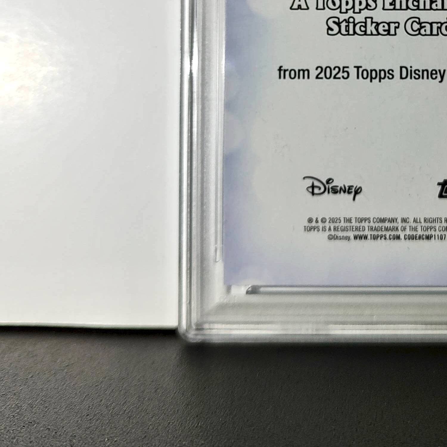 Alice 2025 Topps Disney #ES-6 Enchanted Sticker Card Alice in Wonderland PSA 9