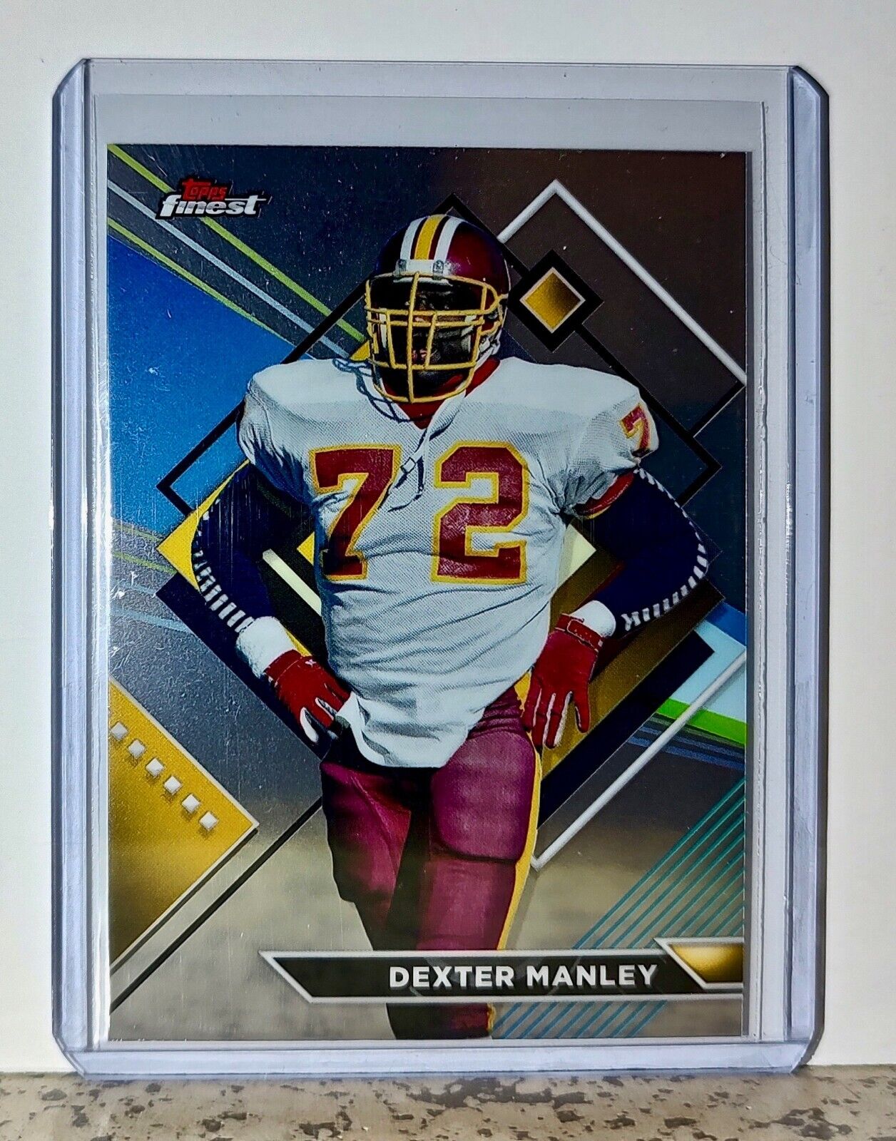 Dexter Manley 2023 Topps Finest NFL #250 Football Card Washington Commanders