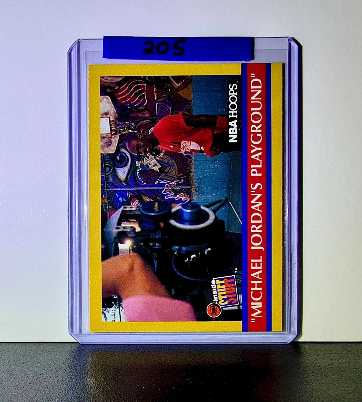 Michael Jordan 1990-91 NBA Hoops Jordan's Playground #382 Basketball Card Bulls