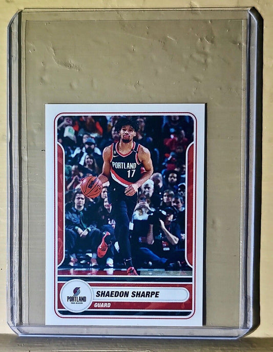 2023-24 Shaedon Sharpe Panini NBA Basketball #442 Sticker Portland Trail Blazers