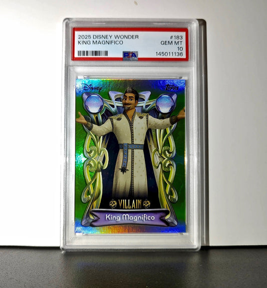 King Magnifico 2025 Topps Disney #183 Card Wish PSA 10 Gem