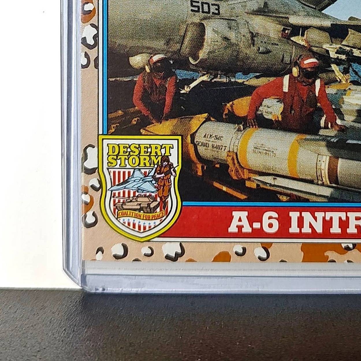 A-6 Intruder 1991 Topps Desert Storm #104 Card