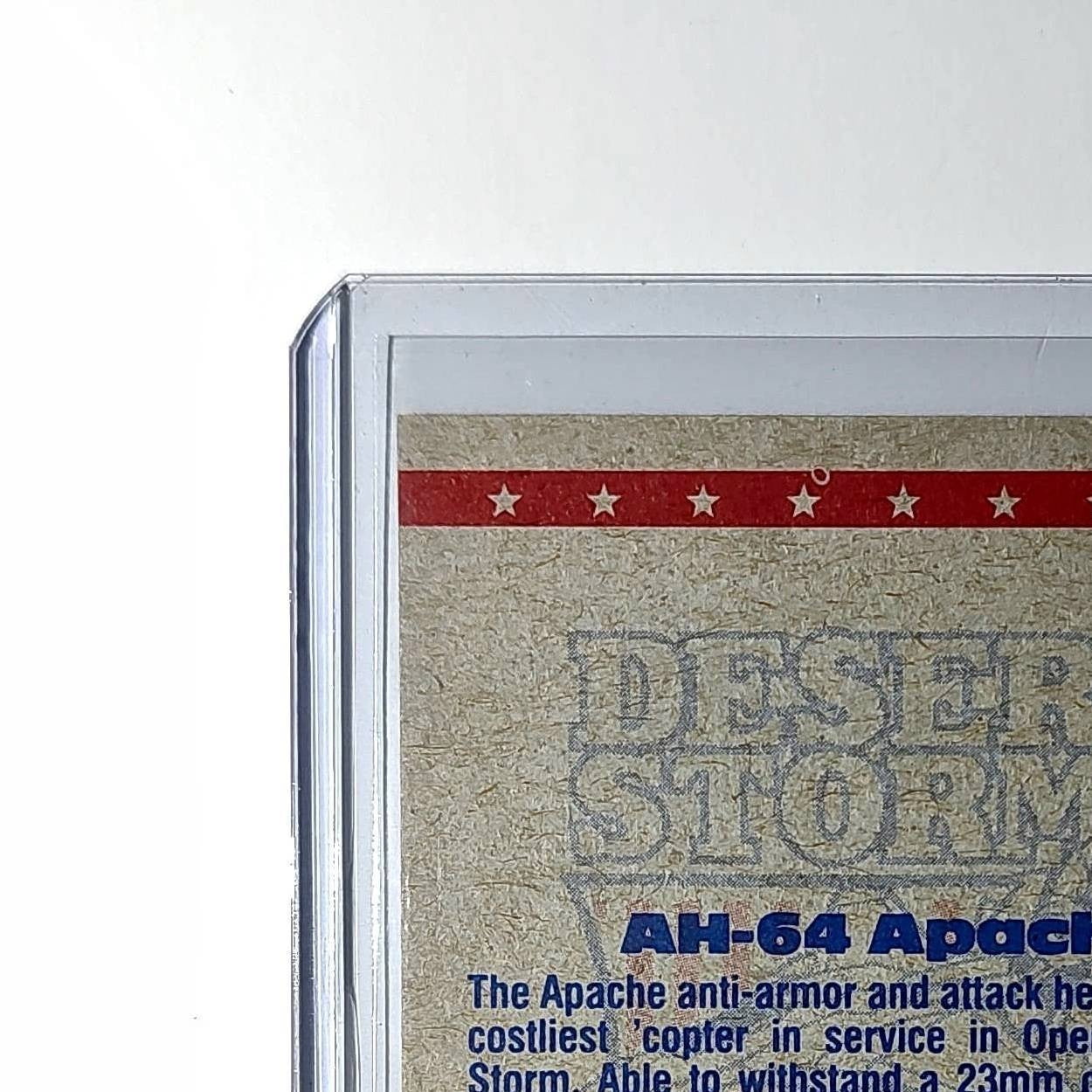 AH-64 Apache 1991 Topps Desert Storm #11 Card