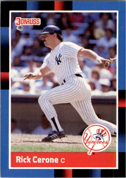 1988 Rick Cerone Donruss Baseball Card #351