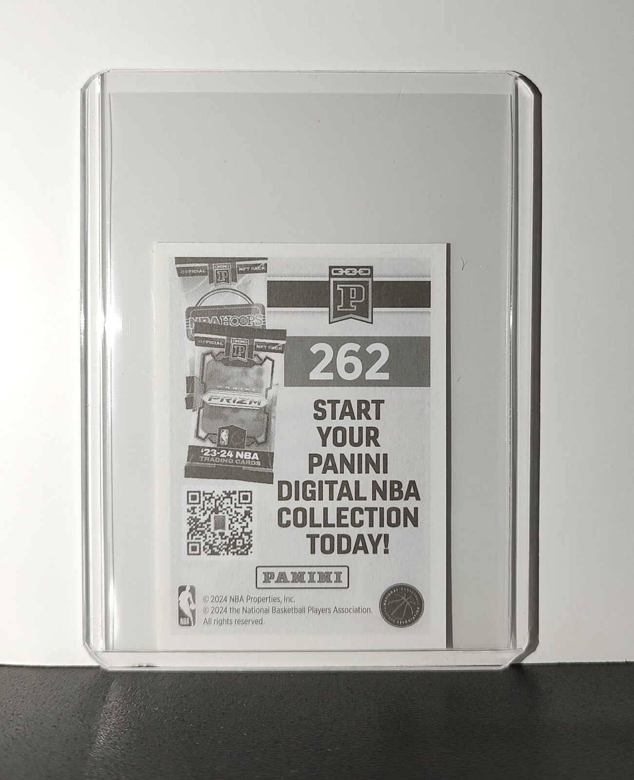 Logo 2024-25 Panini NBA #262 Sticker Card Philadelphia 76ers