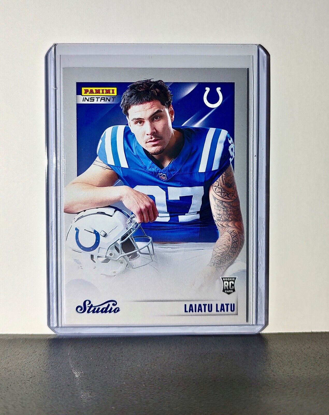 Laiatu Latu 2024 Panini NFL Studio Rookies #19 Card Indianapolis Colts 1/1672