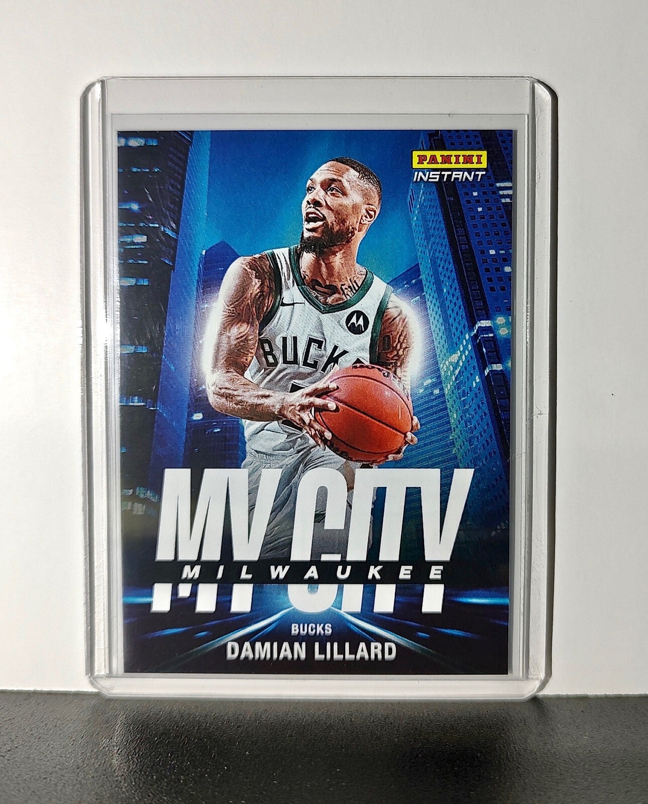 Damian Lillard 2024-25 Panini MyCity NBA #15 Basketball Card Bucks 1/268