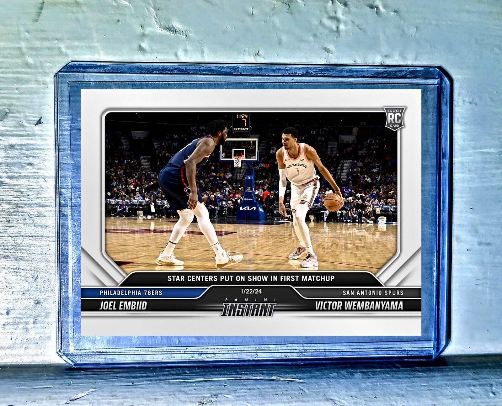 Victor Wembanyama / Joel Embiid 2023-24 Panini #268 NBA Rookie Card PreSale