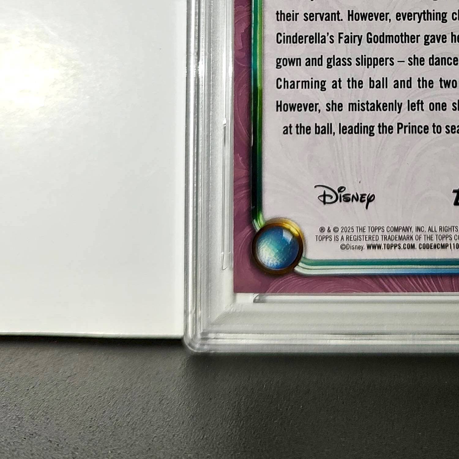 Cinderella 2025 Topps Disney Cartoon Princess #152 Card Cinderella PSA 9 MT