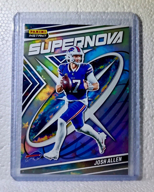 Josh Allen 2023 Panini NFL #4 Supernova Football Card Buffalo Bills 1/481