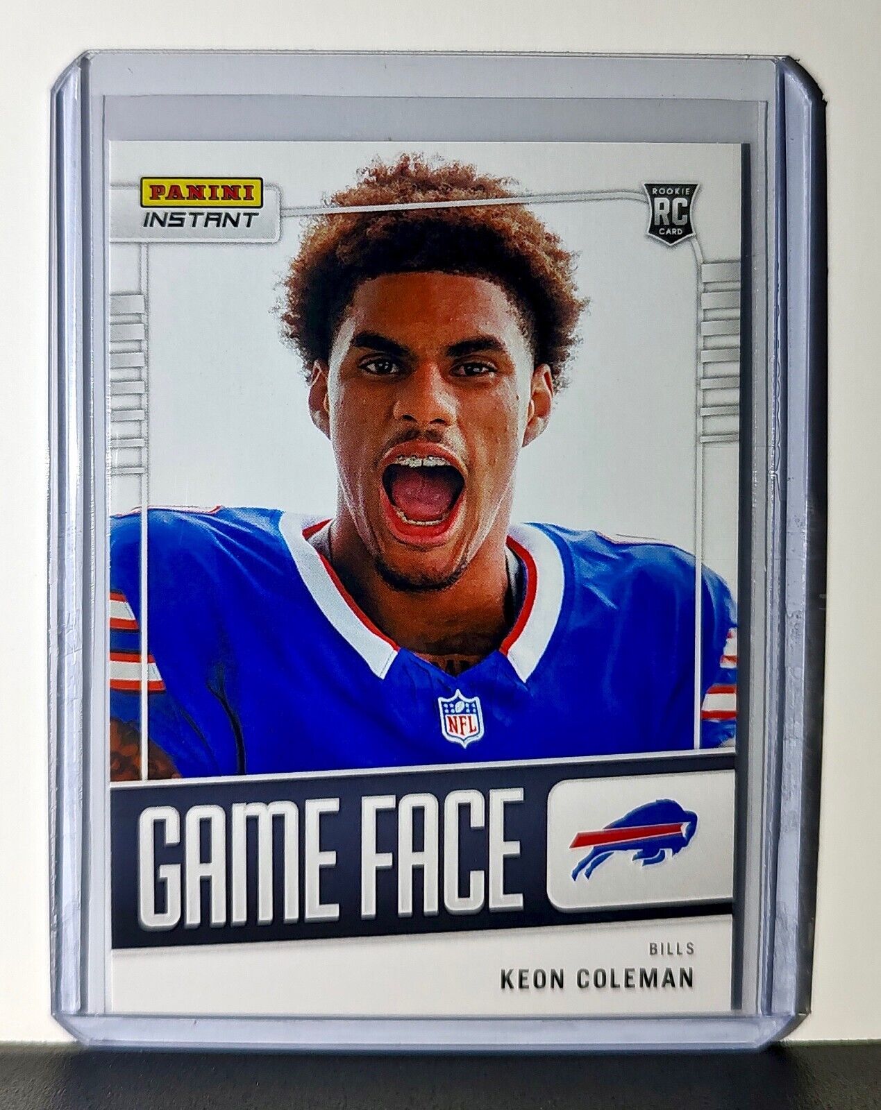 Keon Coleman 2024 Panini Game Face #17 NFL Rookie Card Buffalo Bills 1/331