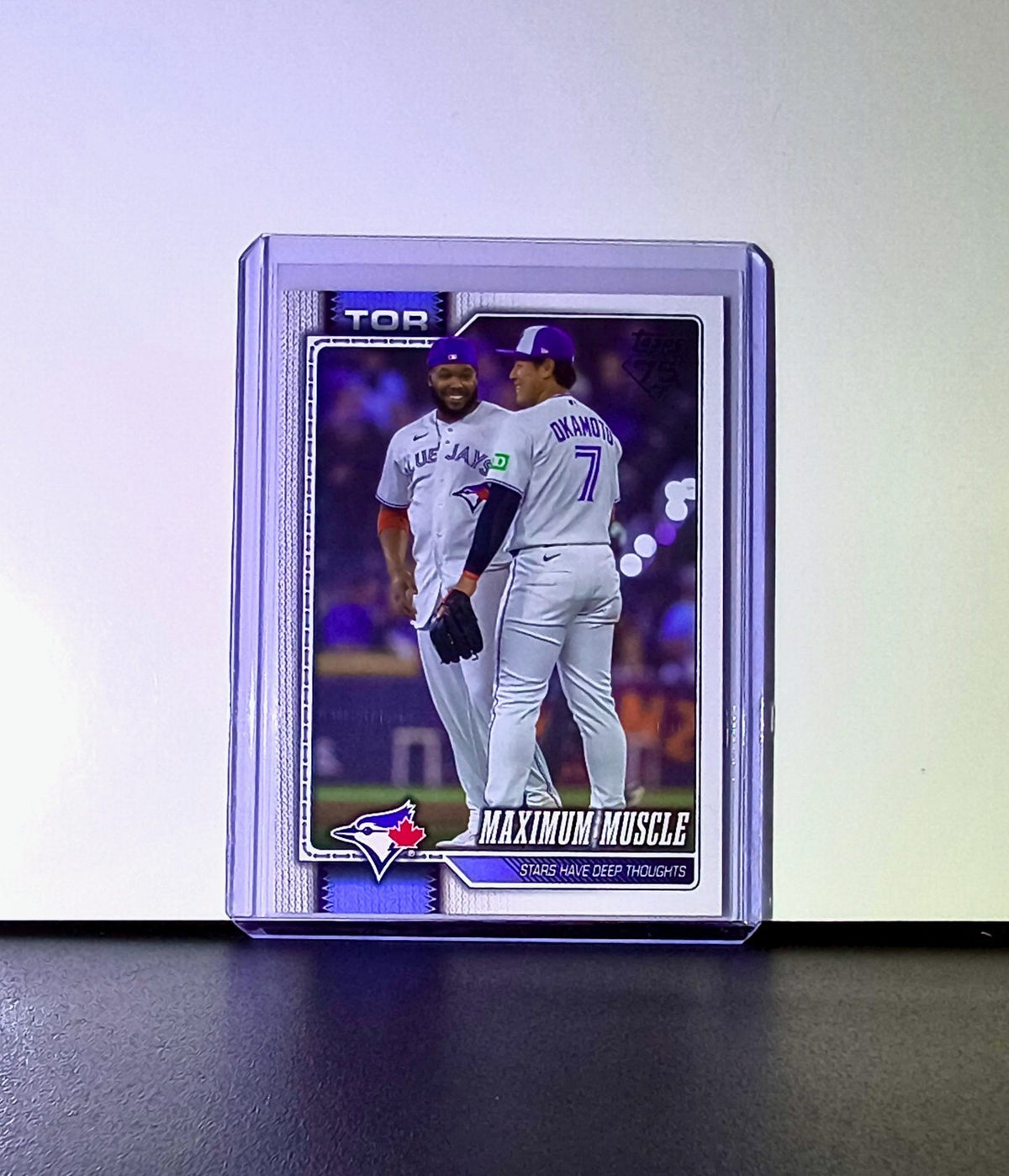 Vladimir Guerrero Jr. Kazuma Okamoto 2026 Topps Update MLB #US184 Card Blue Jays