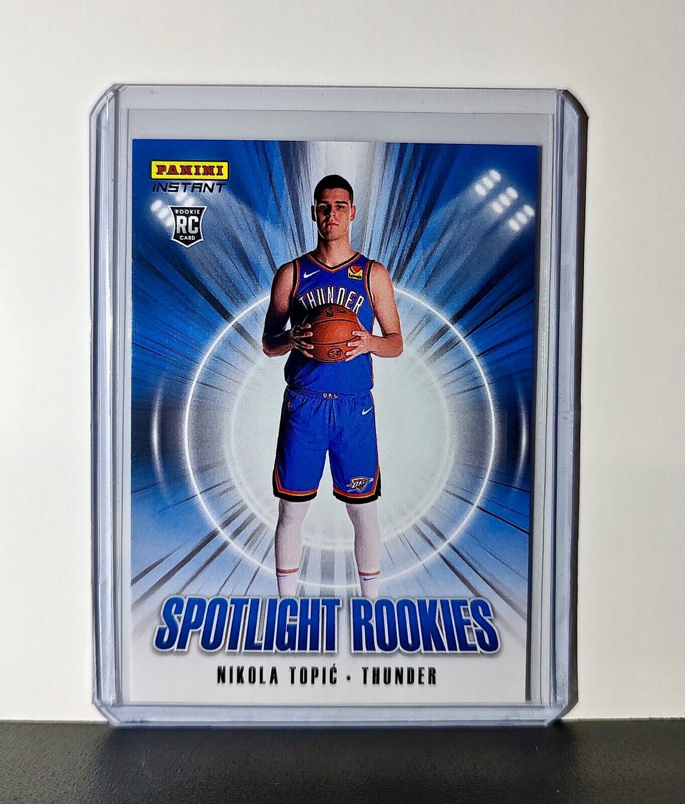Nikola Topic Rookie 2024-25 Panini Spotlight Rookies NBA #12 Thunder 1 of 170