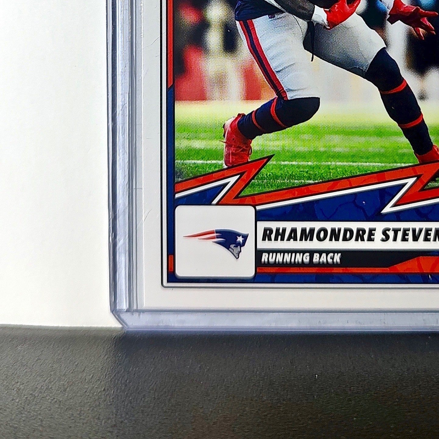 Rhamondre Stevenson 2025 Panini NFL #37 Sticker Card New England Patriots