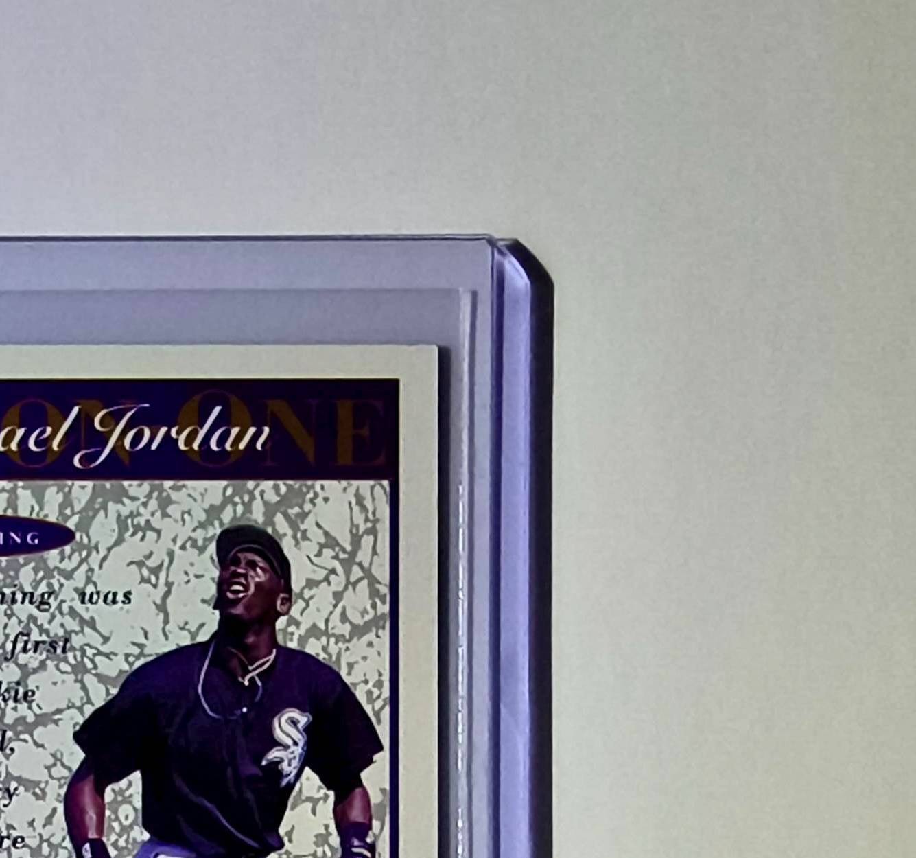 Michael Jordan 1995 Upper Deck Minors One on One #6 Card Chicago Bulls