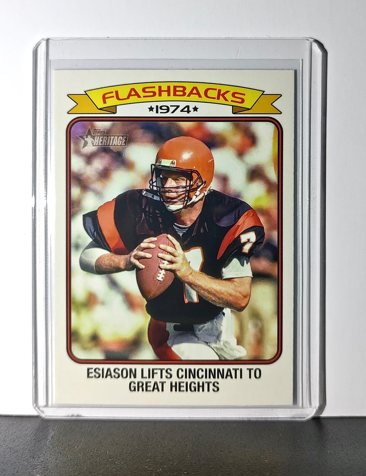 Boomer Esiason 2023 Topps 1974 Flashbacks NFL #FF-4 Card Cincinnati Bengals