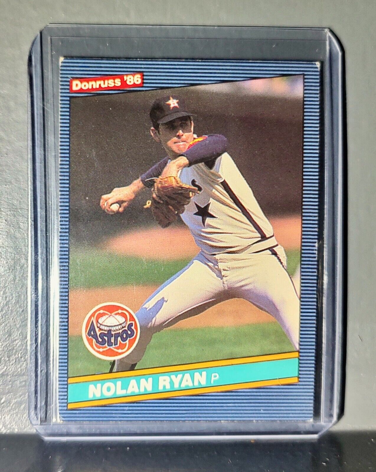 1986 Nolan Ryan Donruss Leaf Baseball Card #258 Astros