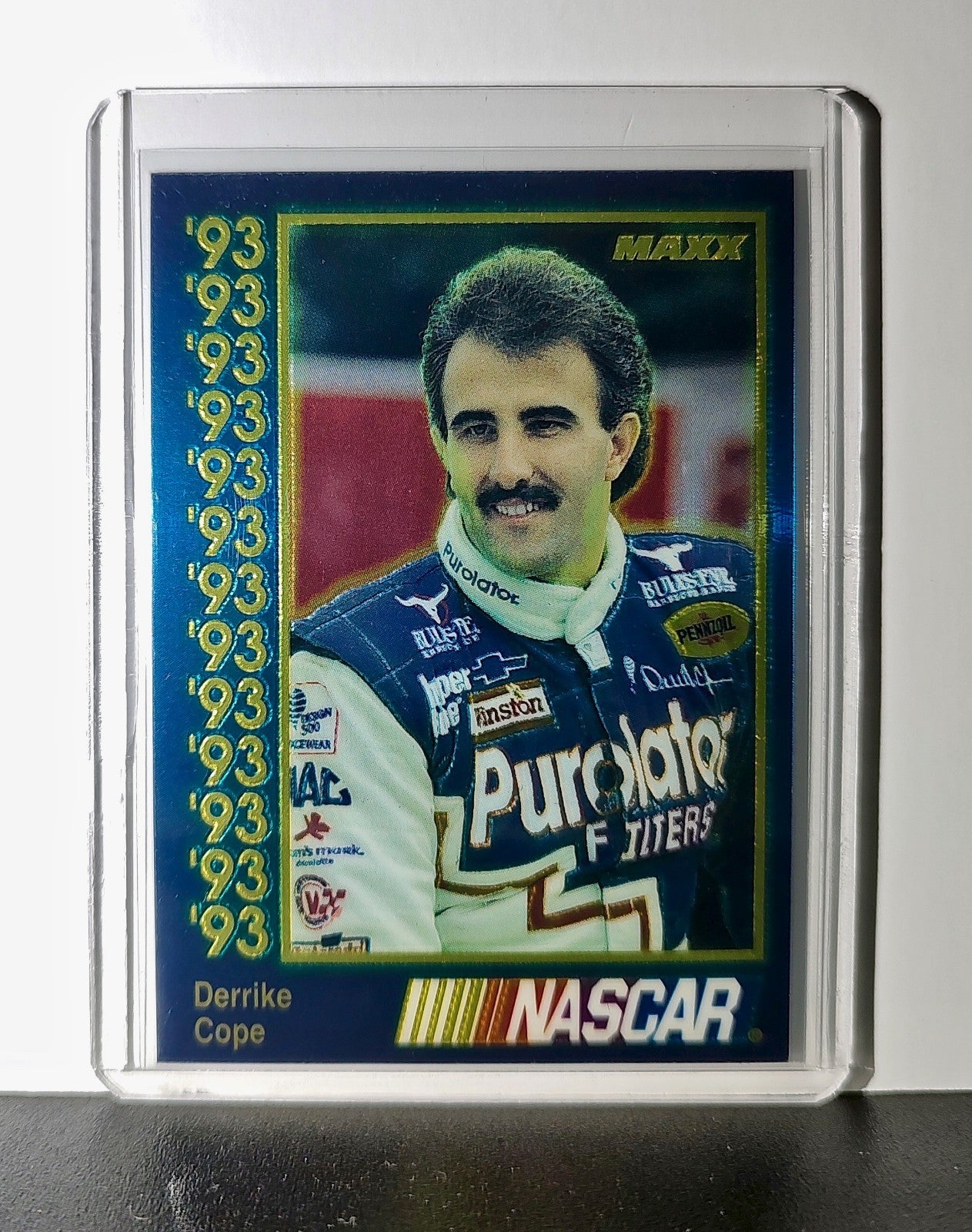 Derrike Cope 1993 Maxx Premier Plus Racing #10 NASCAR Card Whitcomb Racing