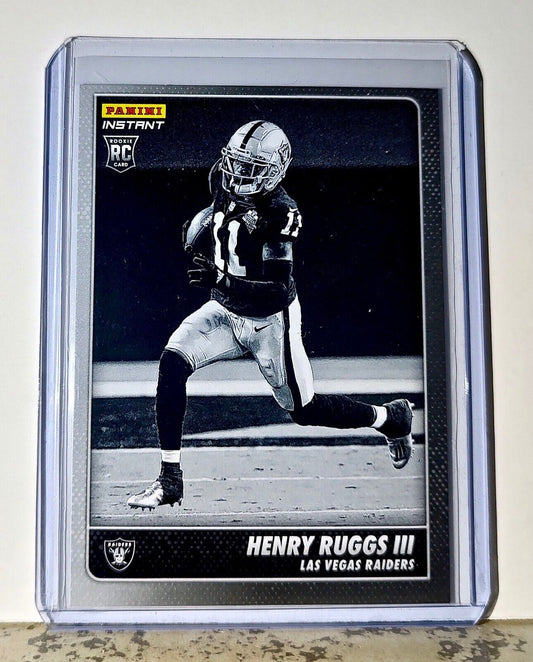 Henry Ruggs III 2020 Panini NFL #27 Black and White Rookies Raiders 1 of 518