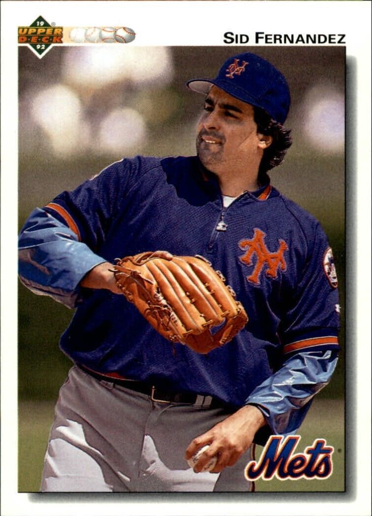 Sid Fernandez 1992 Upper Deck MLB #671 Baseball Card New York Mets