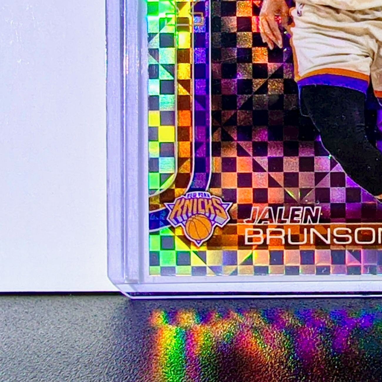 Jalen Brunson 2025-26 NBA Topps Chrome Update X-Fractor #20 Card New York Knicks