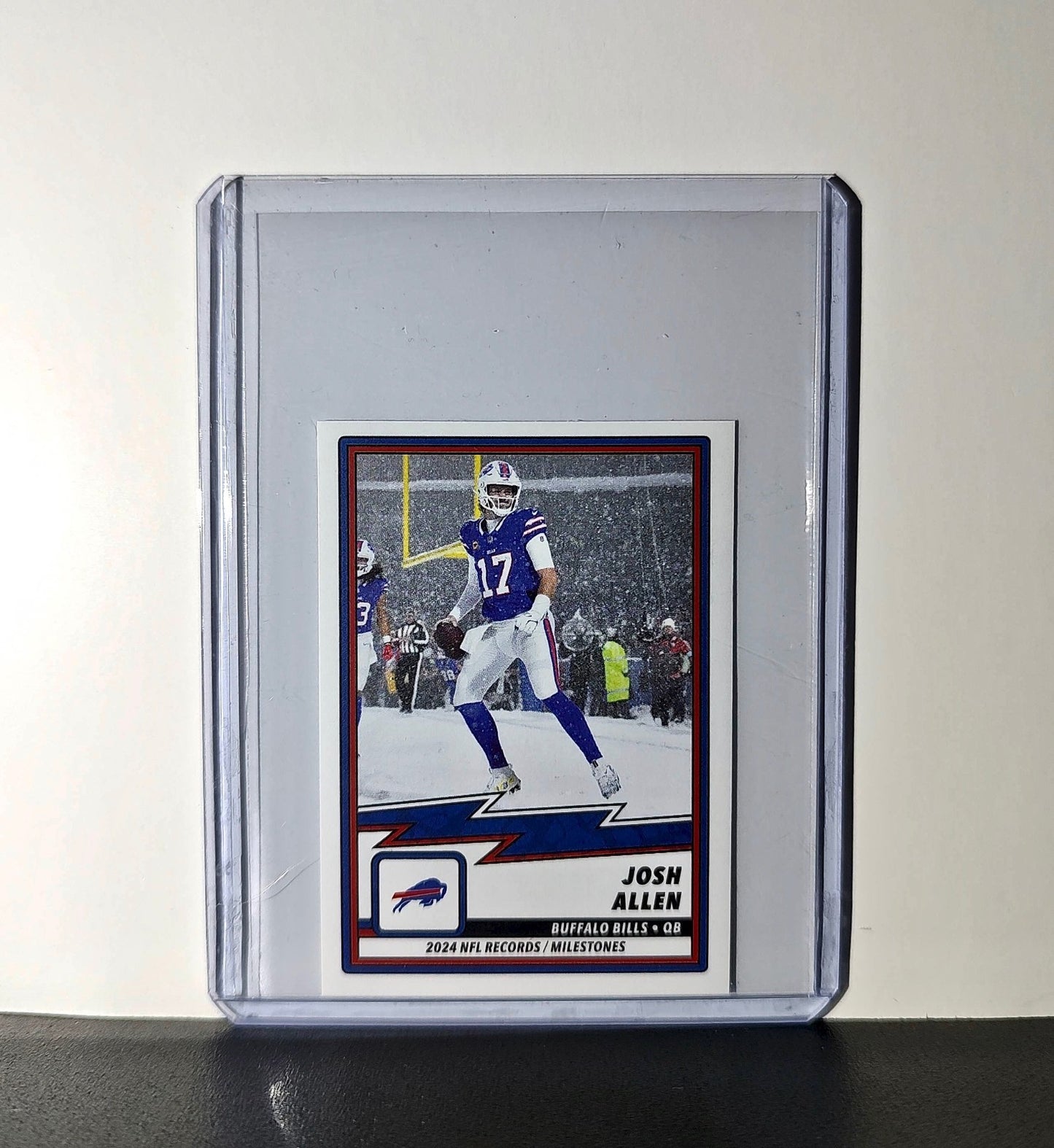 Josh Allen 2025 Panini NFL #24 Record/Milestone Sticker
