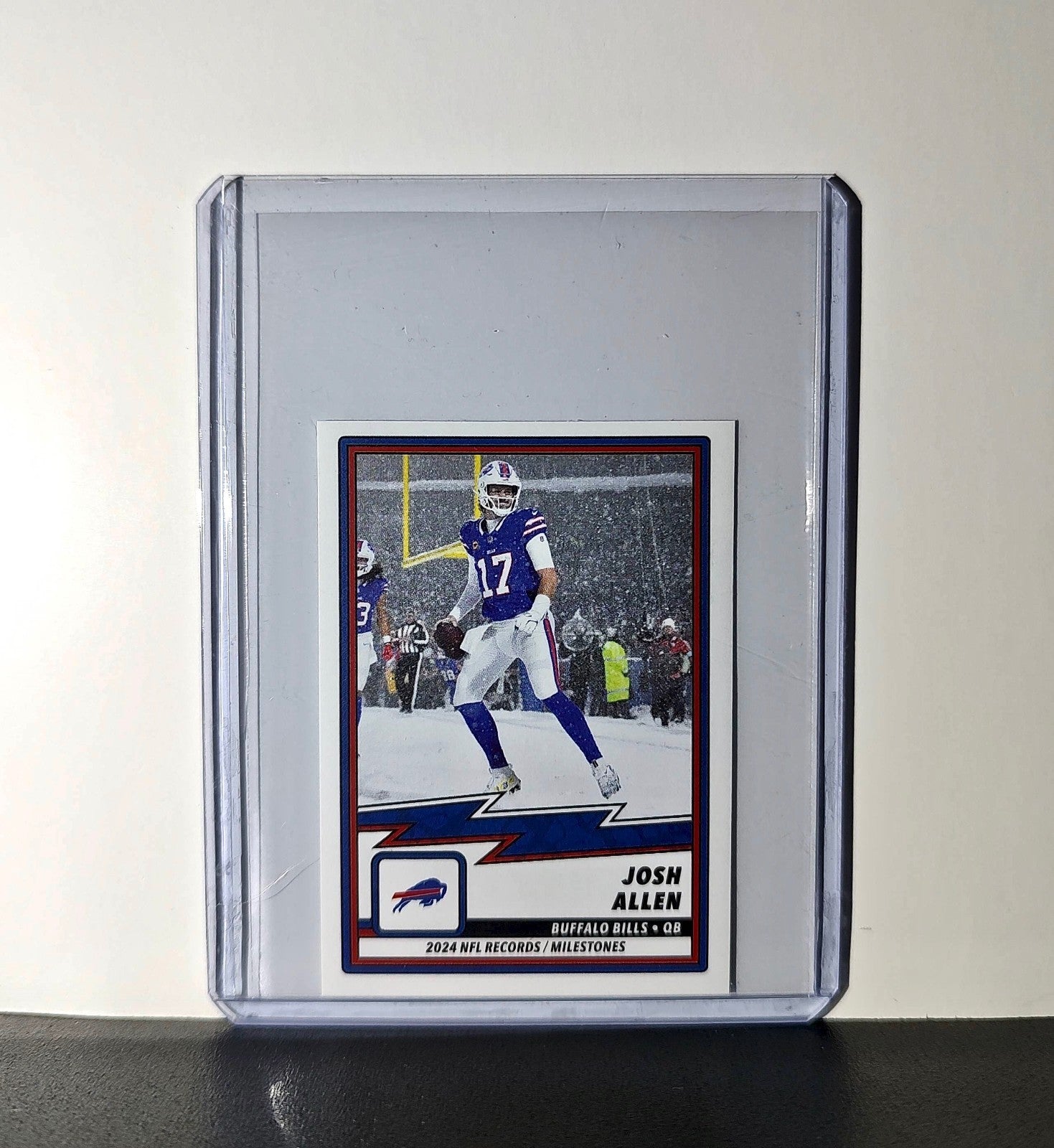 Josh Allen 2025 Panini NFL #24 Record/Milestone Sticker