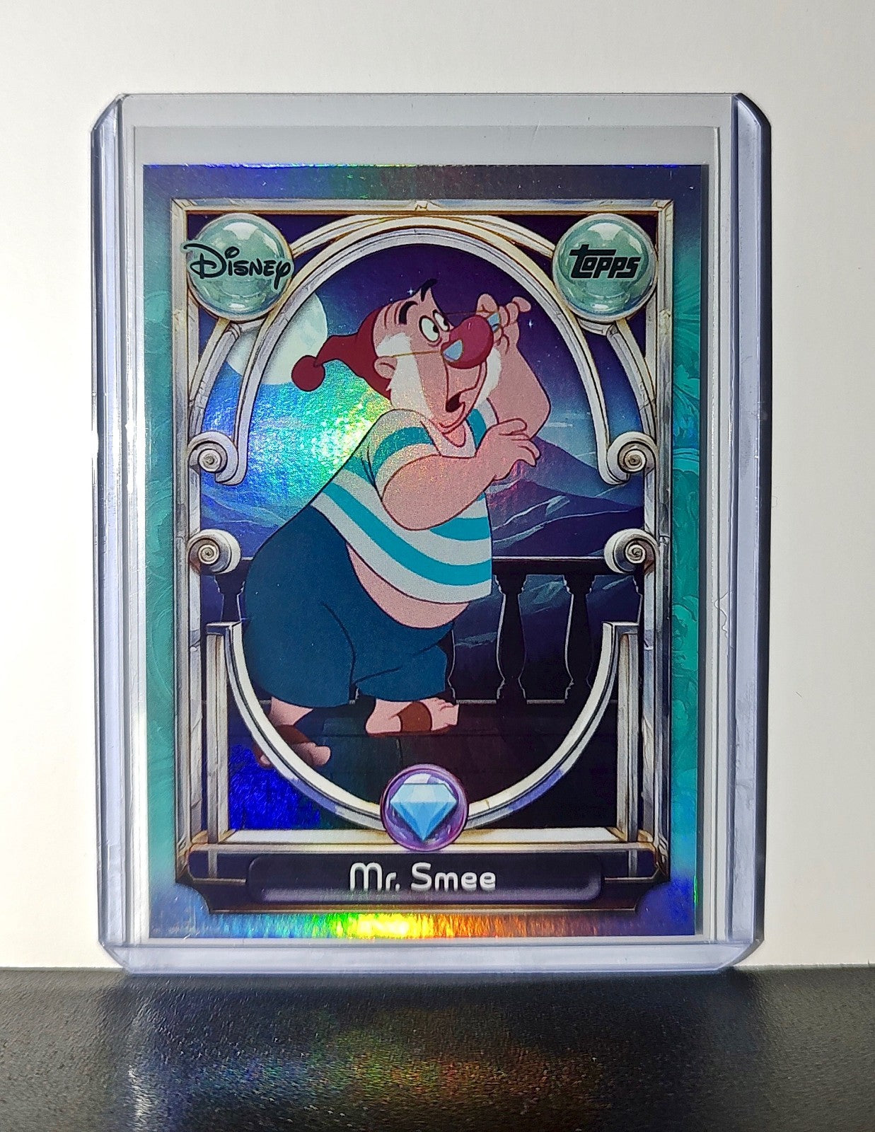 Mr. Smee 2025 Topps Disney Wonder #118 Diamond Card Peter Pan