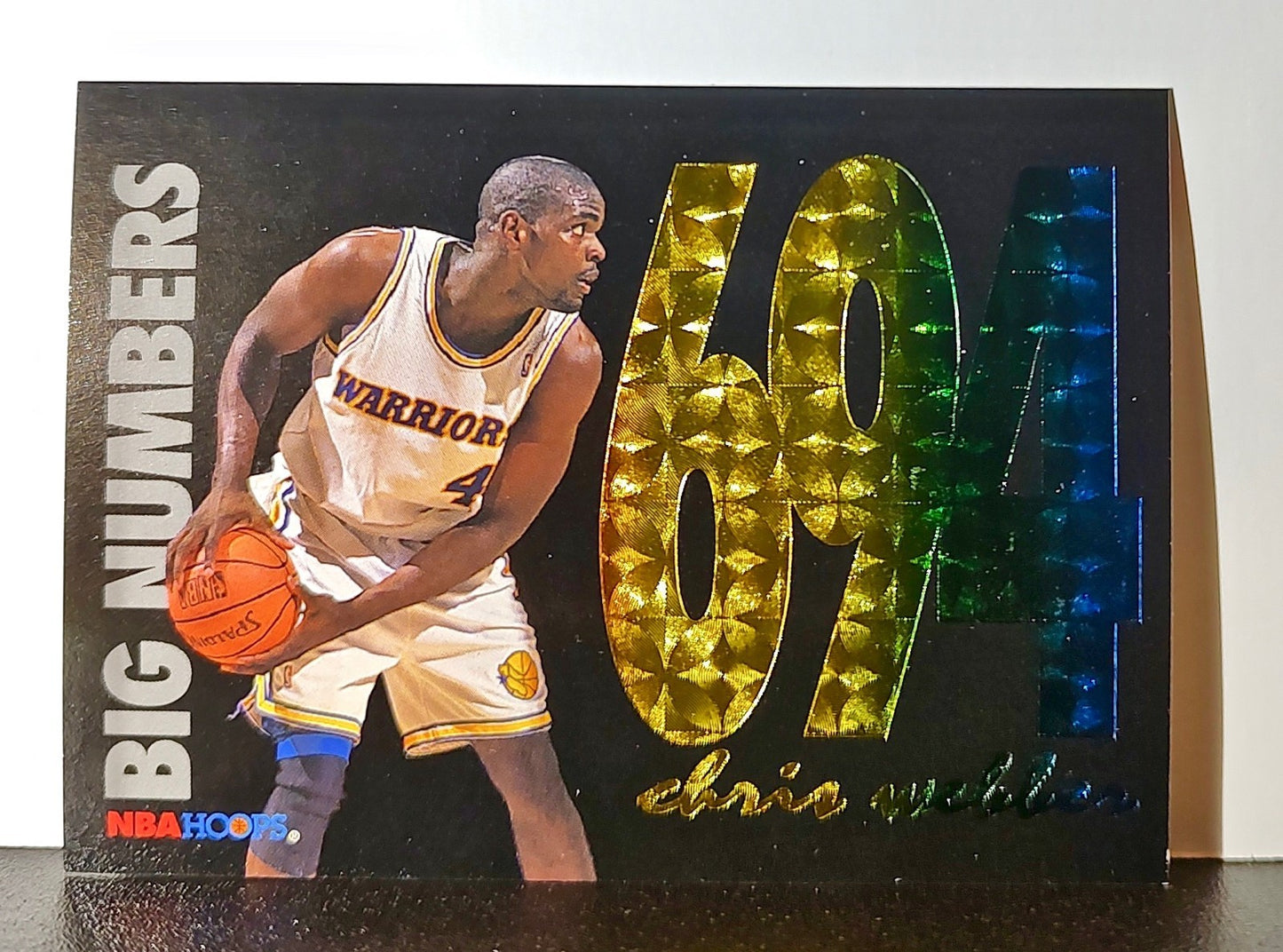 1994-95 Skybox NBA Hoops Big Numbers Cards Set of 12 with Acrylic Display