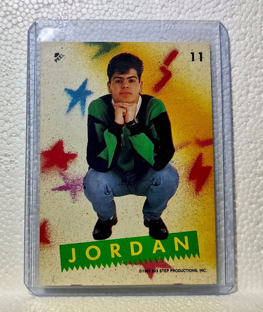 Jordan 1989 New Kids on the Block #11  Sticker Trading Card