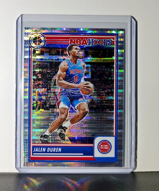 Jalen Duren 2023-24 Panini Premium NBA Hoops #274 Pulsar Prizm Pistons