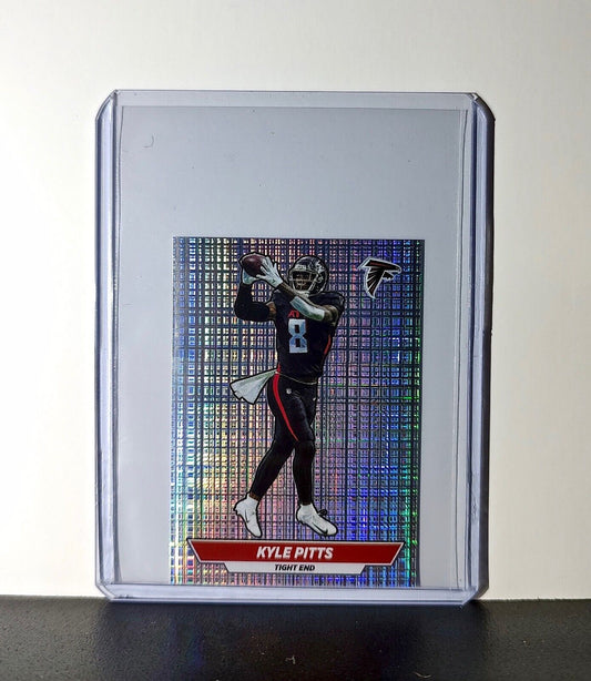 Kyle Pitts 2024 Panini NFL Sticker #440 Foil Atlanta Falcons