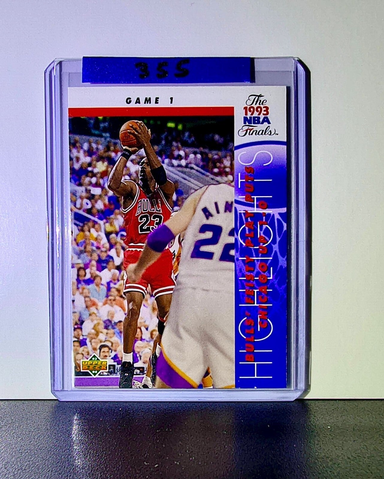 Michael Jordan 1993-94 Upper Deck NBA Finals #198 Basketball Card Chicago Bulls