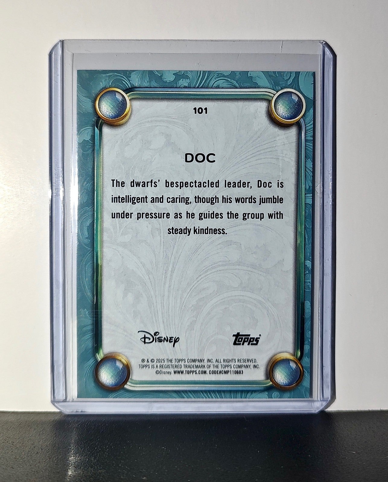 Doc 2025 Topps Disney Wonder #101 Diamond Card Snow White and the Seven Dwarfs