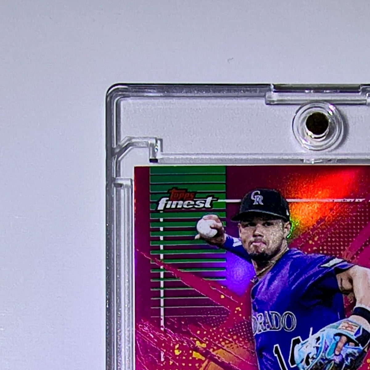 Ezequiel Tovar 2026 MLB Topps Finest #234 Rare Pink Refractor Rockies 087/250