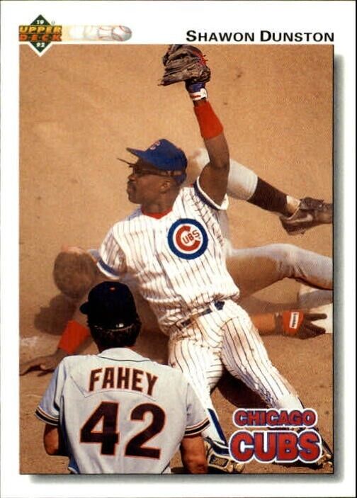 Shawon Dawson 1992 Upper Deck MLB #122 Baseball Card Chicago Cubs