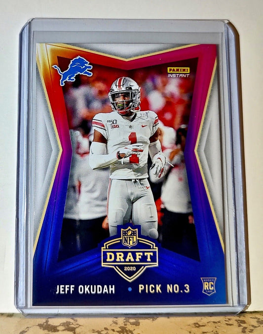 Jeff Okudah 2020 NFL Draft Night NFL #31 Football Card Detroit Lions 1 of 566