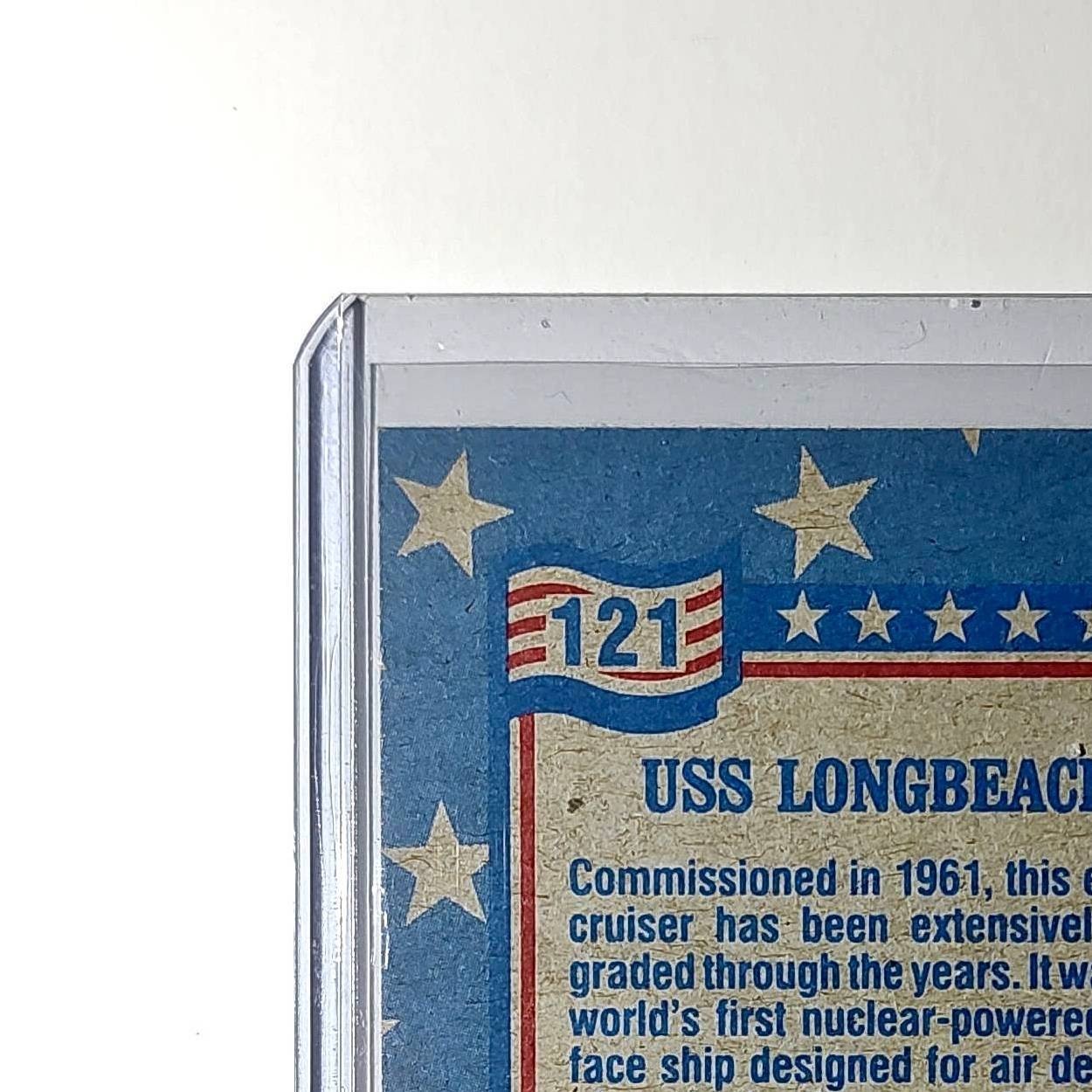USS Long Beach 1991 Topps Desert Storm #121 Card