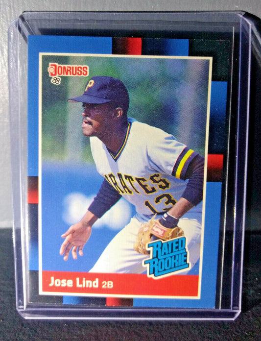 1988 Jose Lind Donruss Rated Rookie #38 Baseball Card