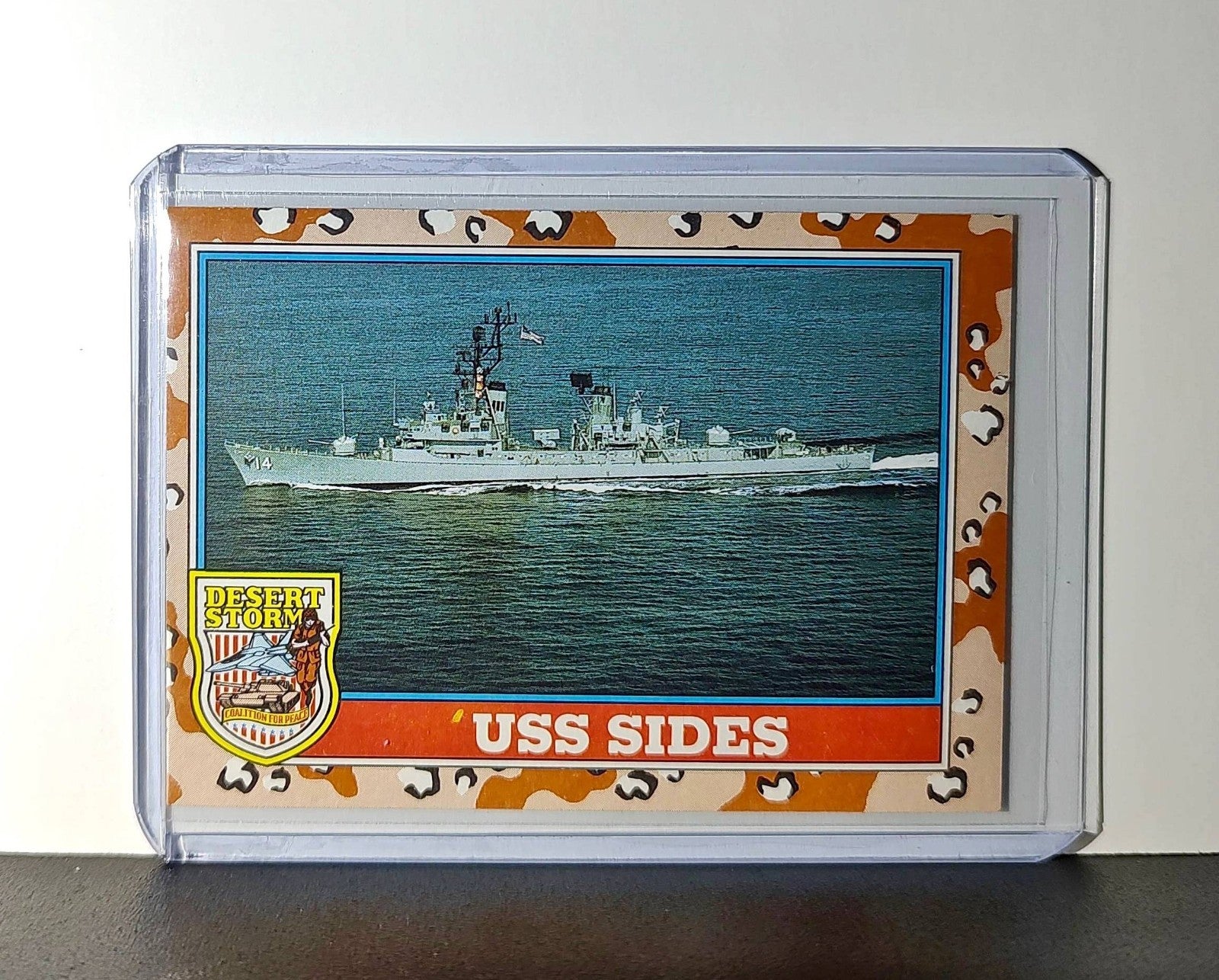 USS Sides 1991 Topps Desert Storm #126 Card