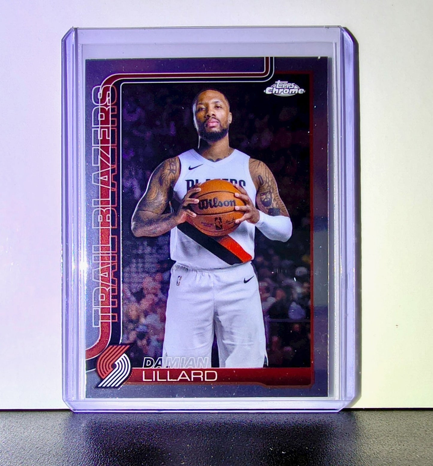 Damian Lillard 2025-26 NBA Topps Chrome Update #46 Card Portland Trail Blazers