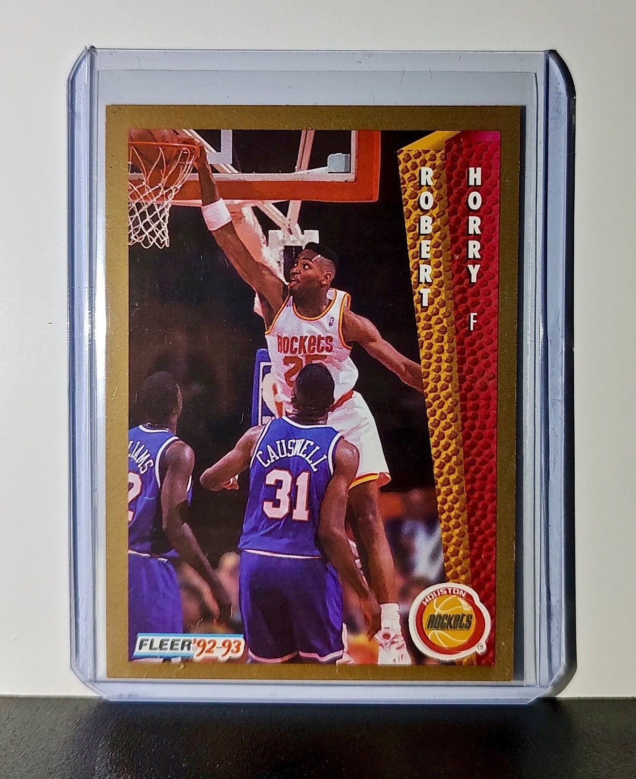 Robert Horry 1992-93 Fleer NBA #347 Card Houston Rockets